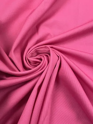 1 3/8 YD Cotton Blend Twill - Barbie Pink