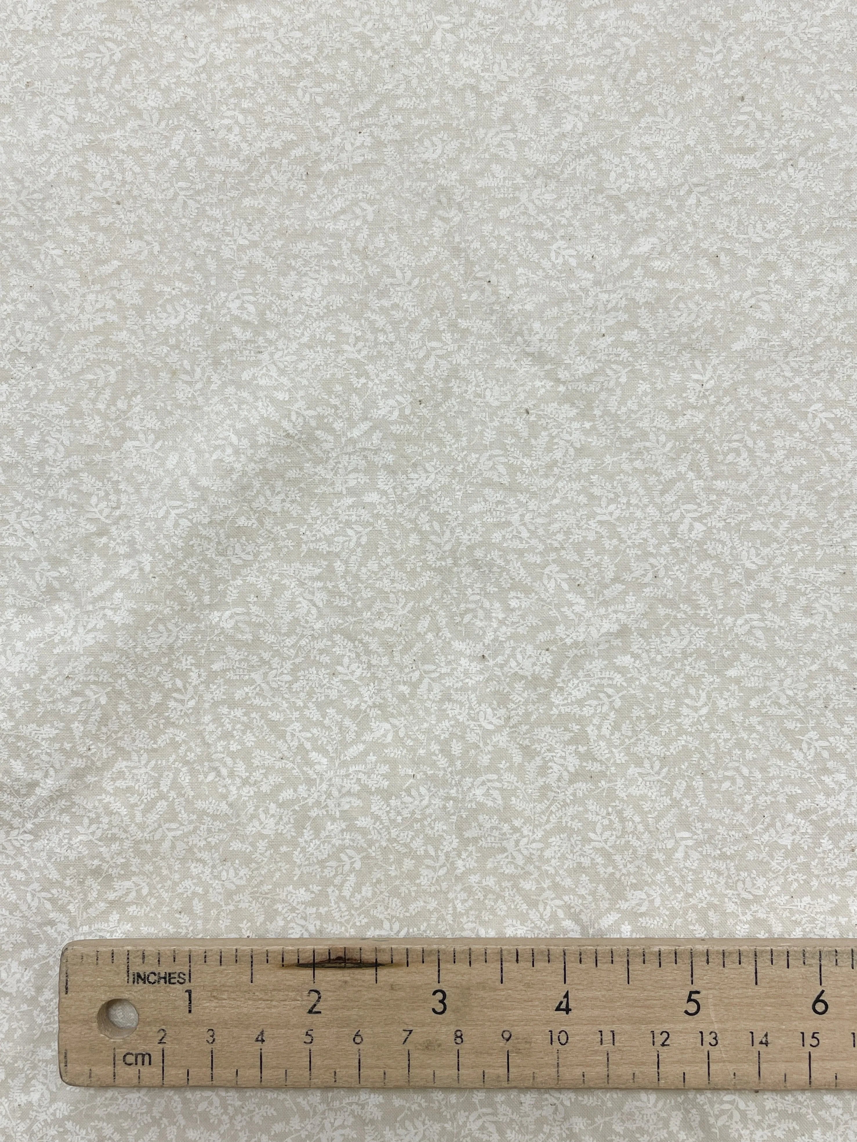 2 YD Quilting Cotton - White on Off White