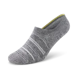 Anytime No Show Sock - Natural Grey Heather/Light Grey