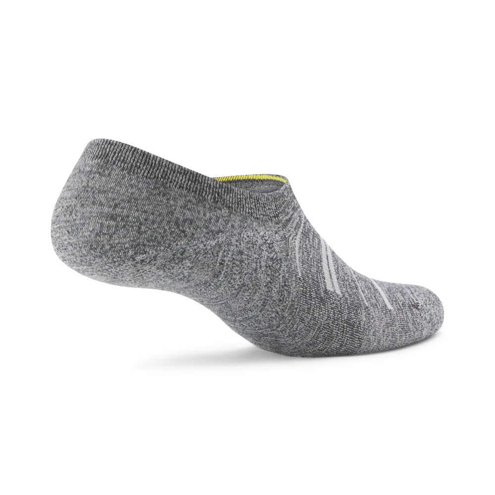 Anytime No Show Sock - Natural Grey Heather/Light Grey