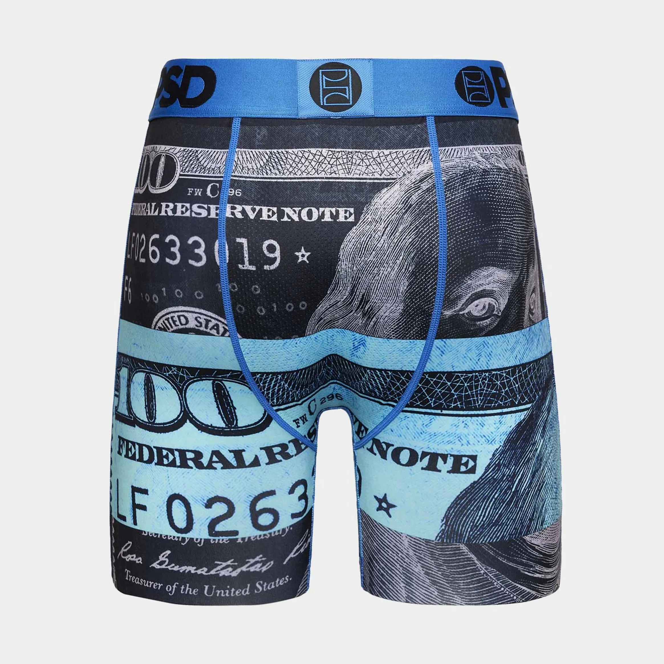 Benji Splits Mens Boxer (Black/Blue) Free Shipping