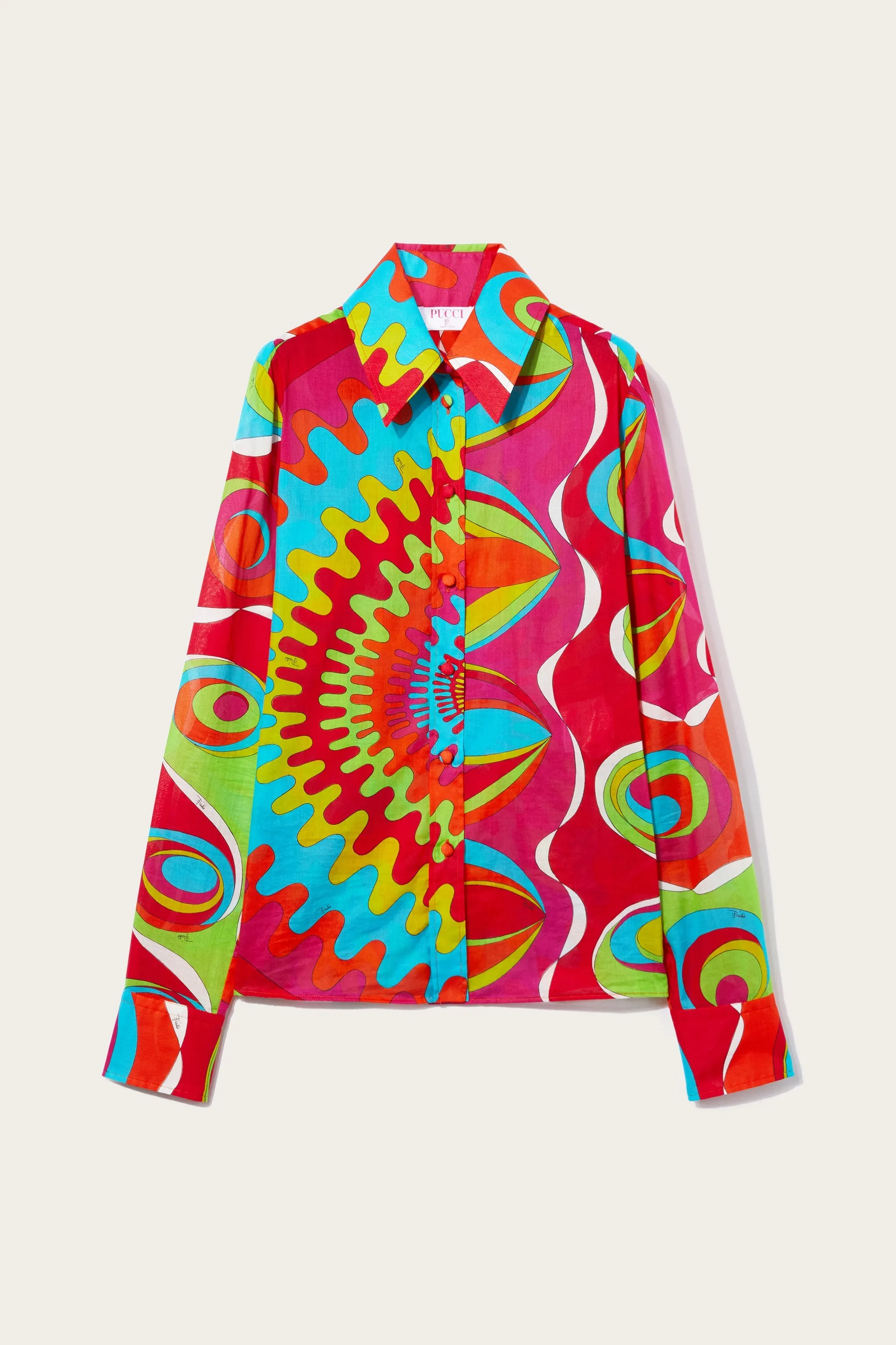 Bersaglio-Print Cotton Shirt