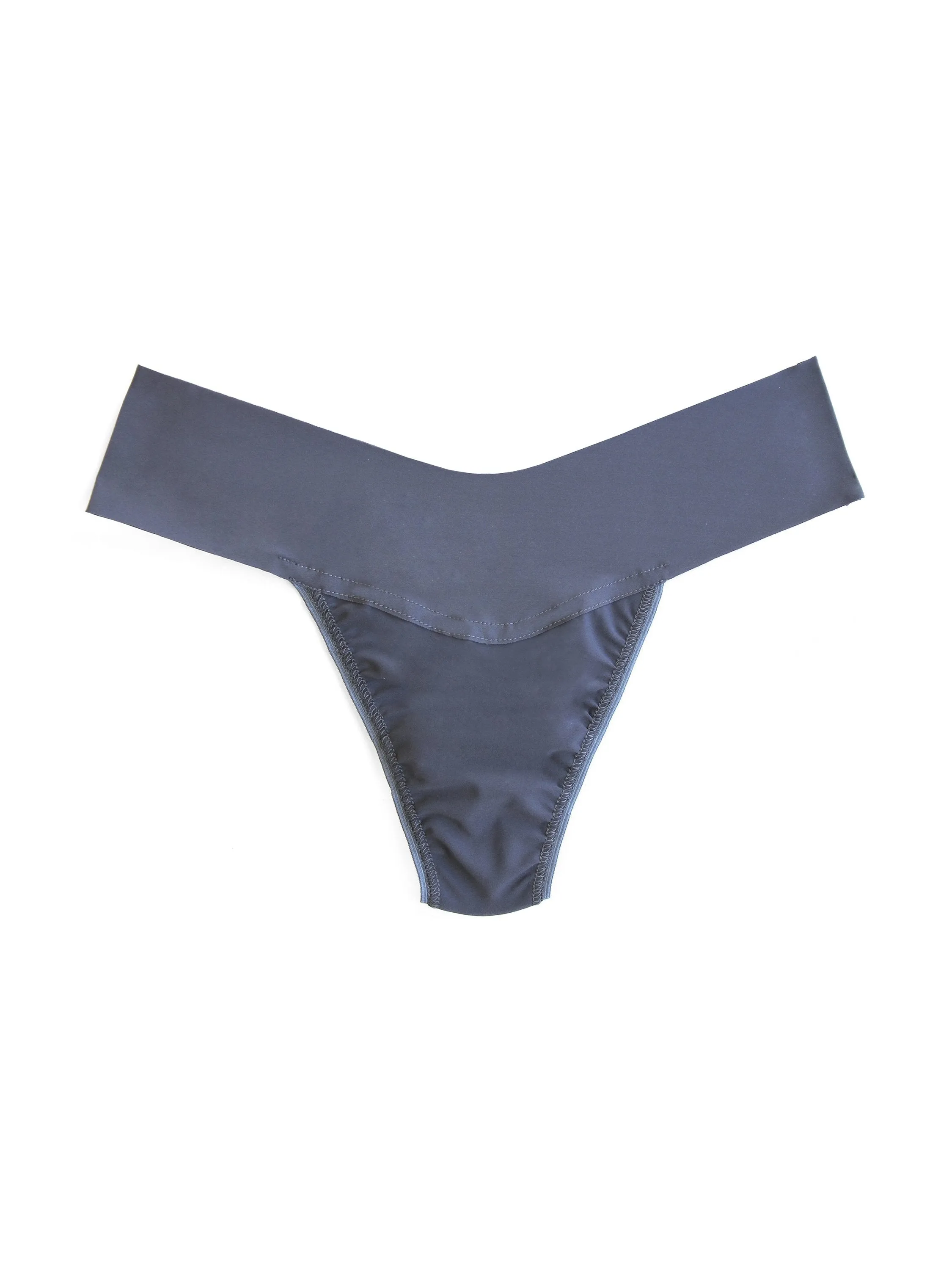 BreatheSoft® Natural Rise Thong Granite Grey