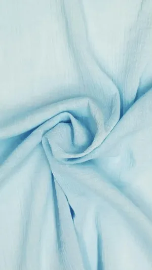 COTTON GAUZE NON-STRETCHED SOLID WOVEN<br><h6>14B-AQUA<br>040-CGAUZE</h6>