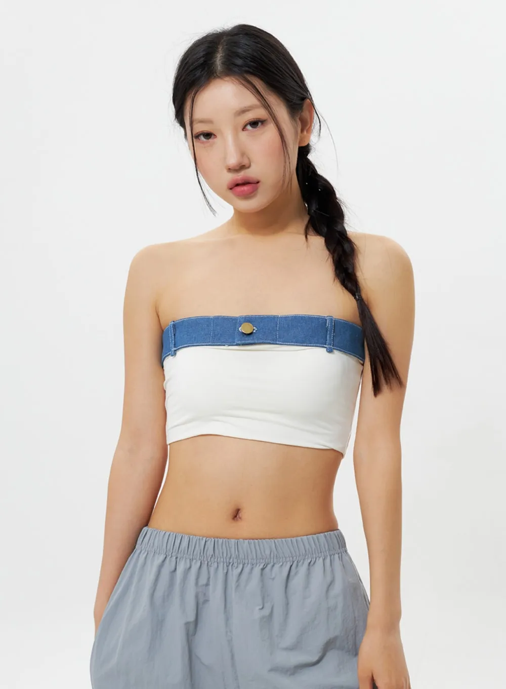 Cropped Tube Top IY312