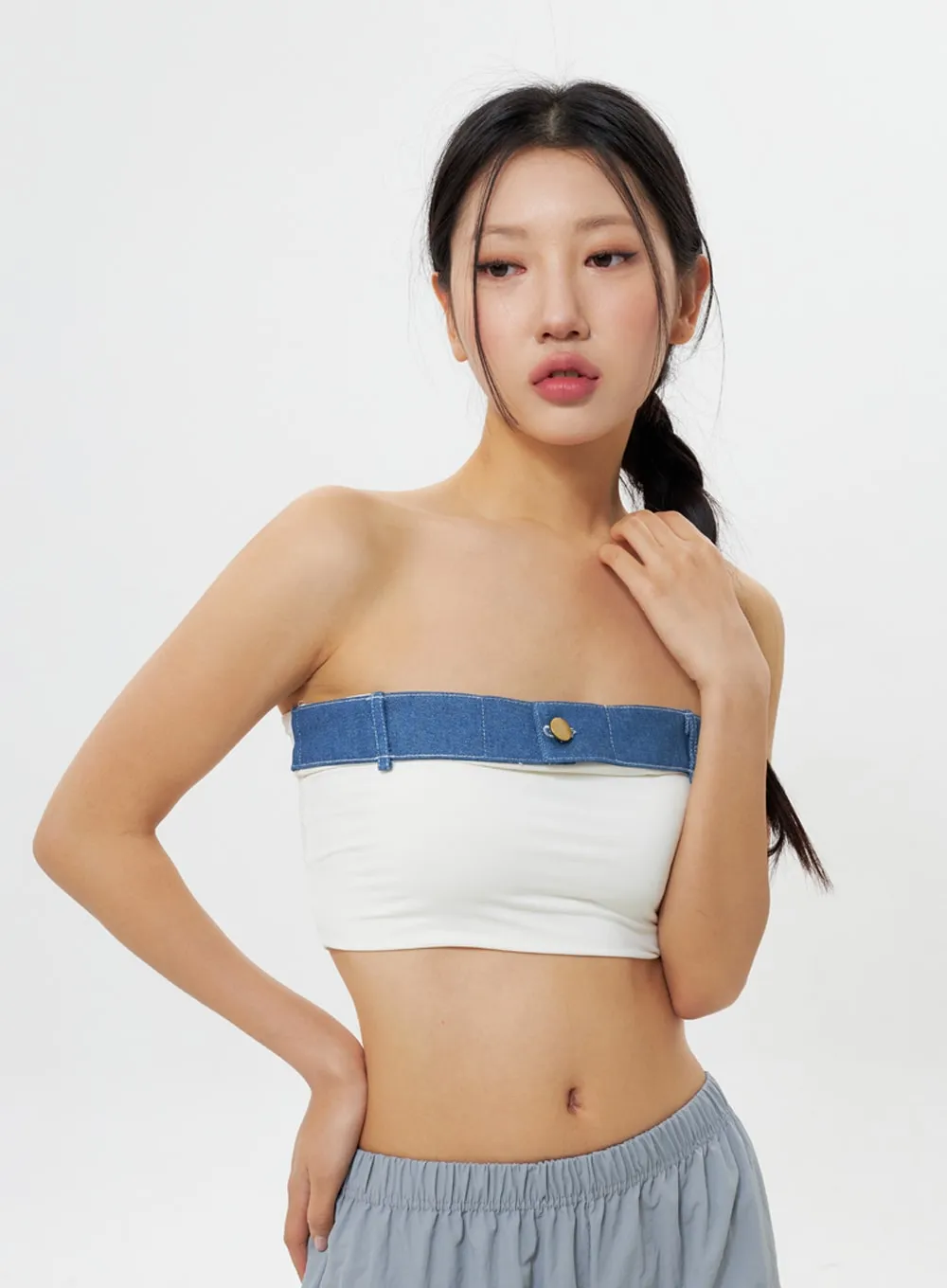 Cropped Tube Top IY312