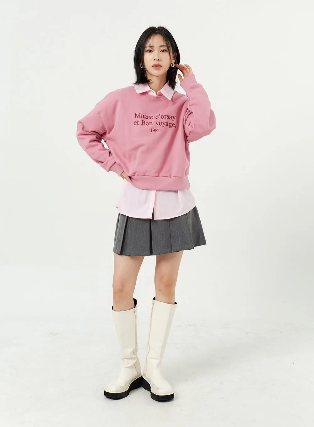 Embroidered Sweatshirt OM309