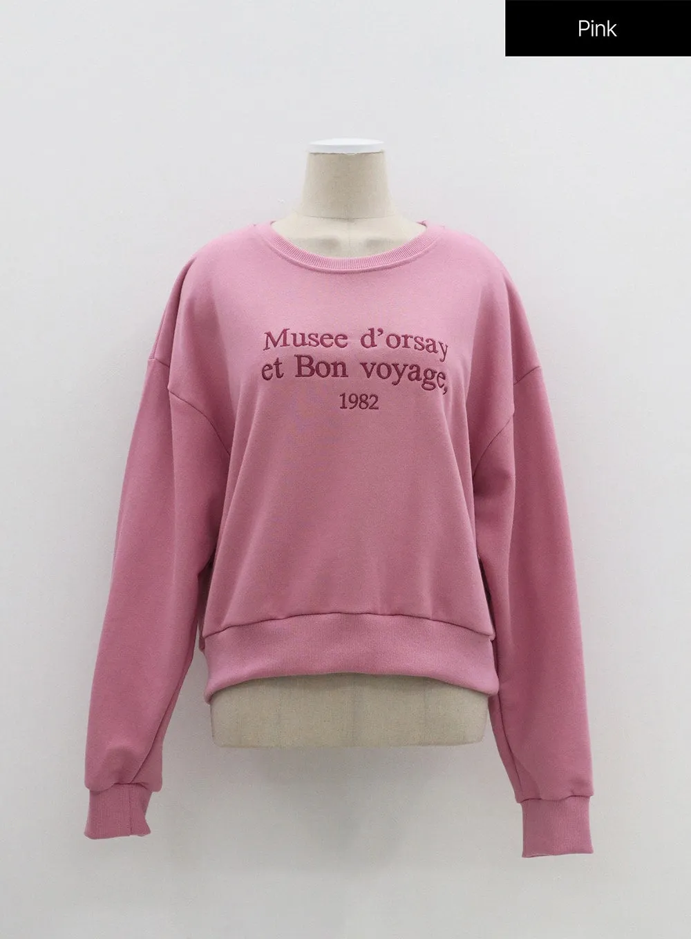 Embroidered Sweatshirt OM309