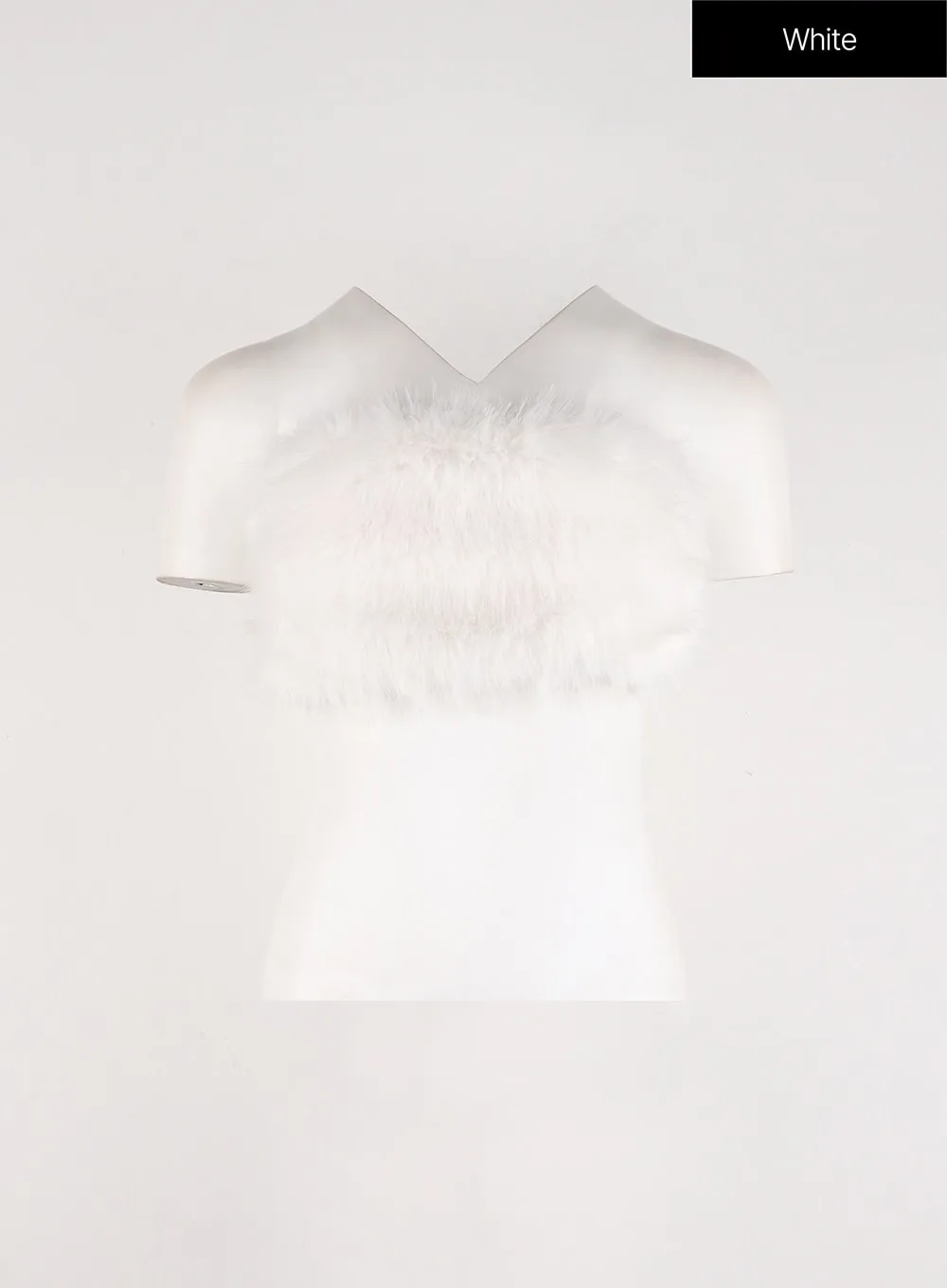 Faux Fur Tube Top ID306