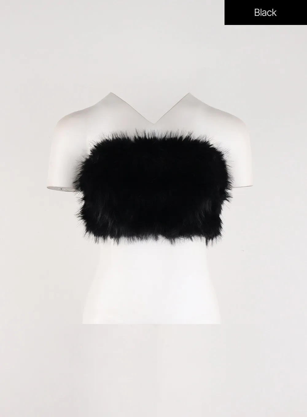 Faux Fur Tube Top ID306