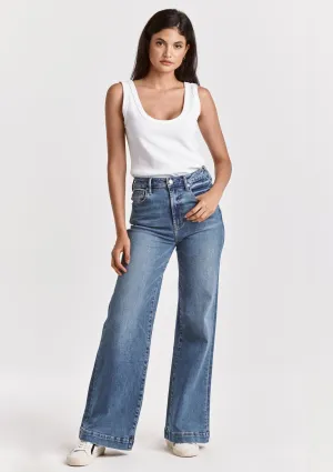 Fiona Super High Rise Wide Leg Jeans