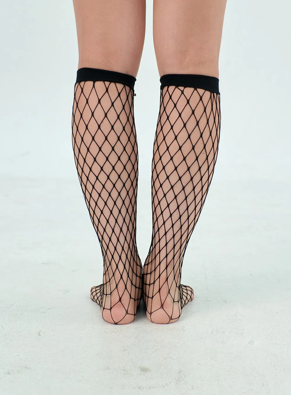 Fishnet Knee High Socks BU308