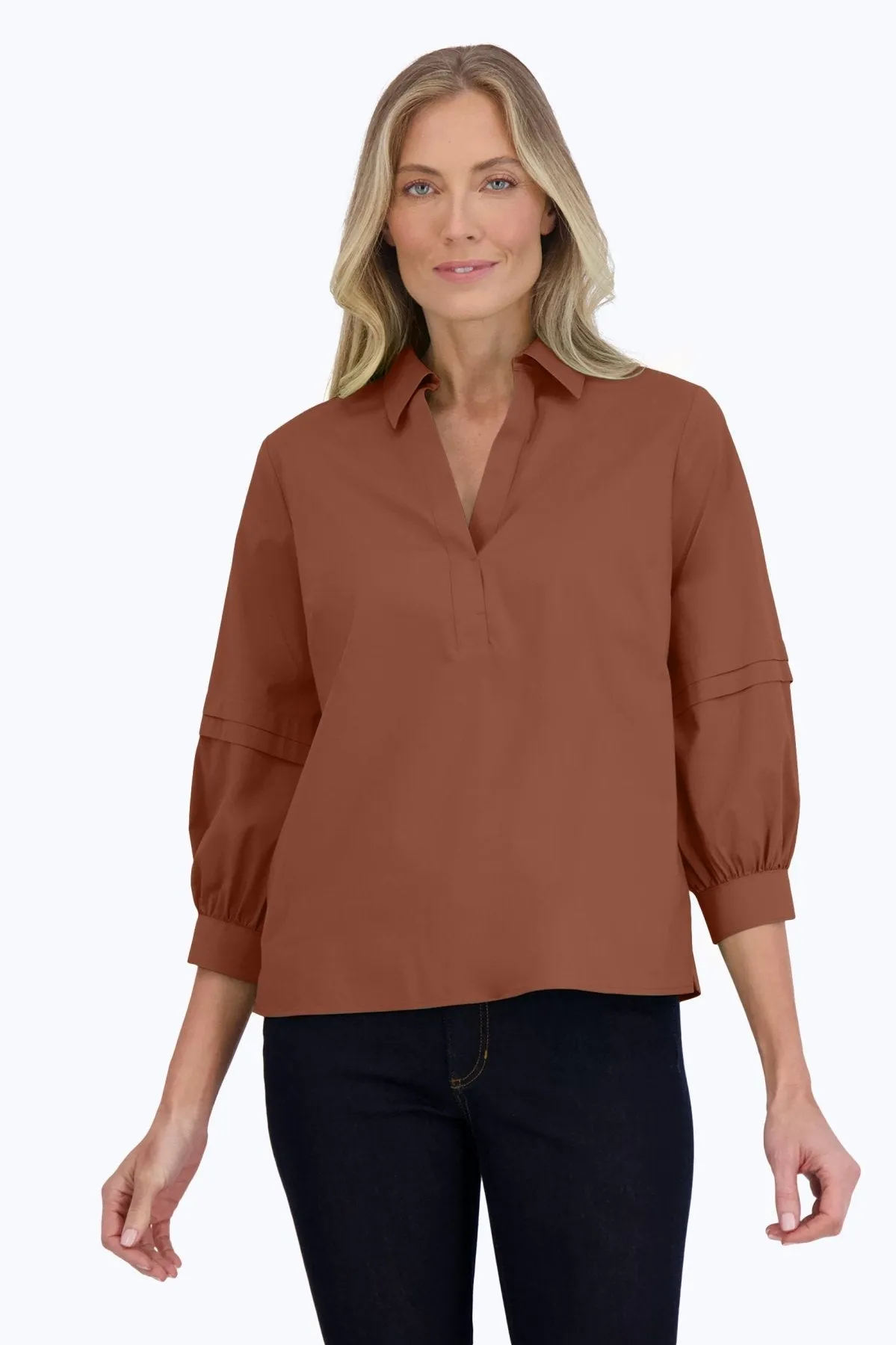 Frankie Stretch No Iron Popover