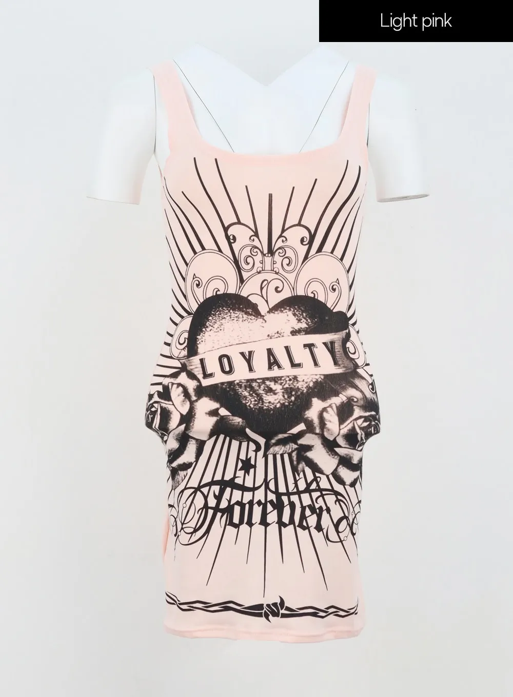 Graphic Mini Dress IU312