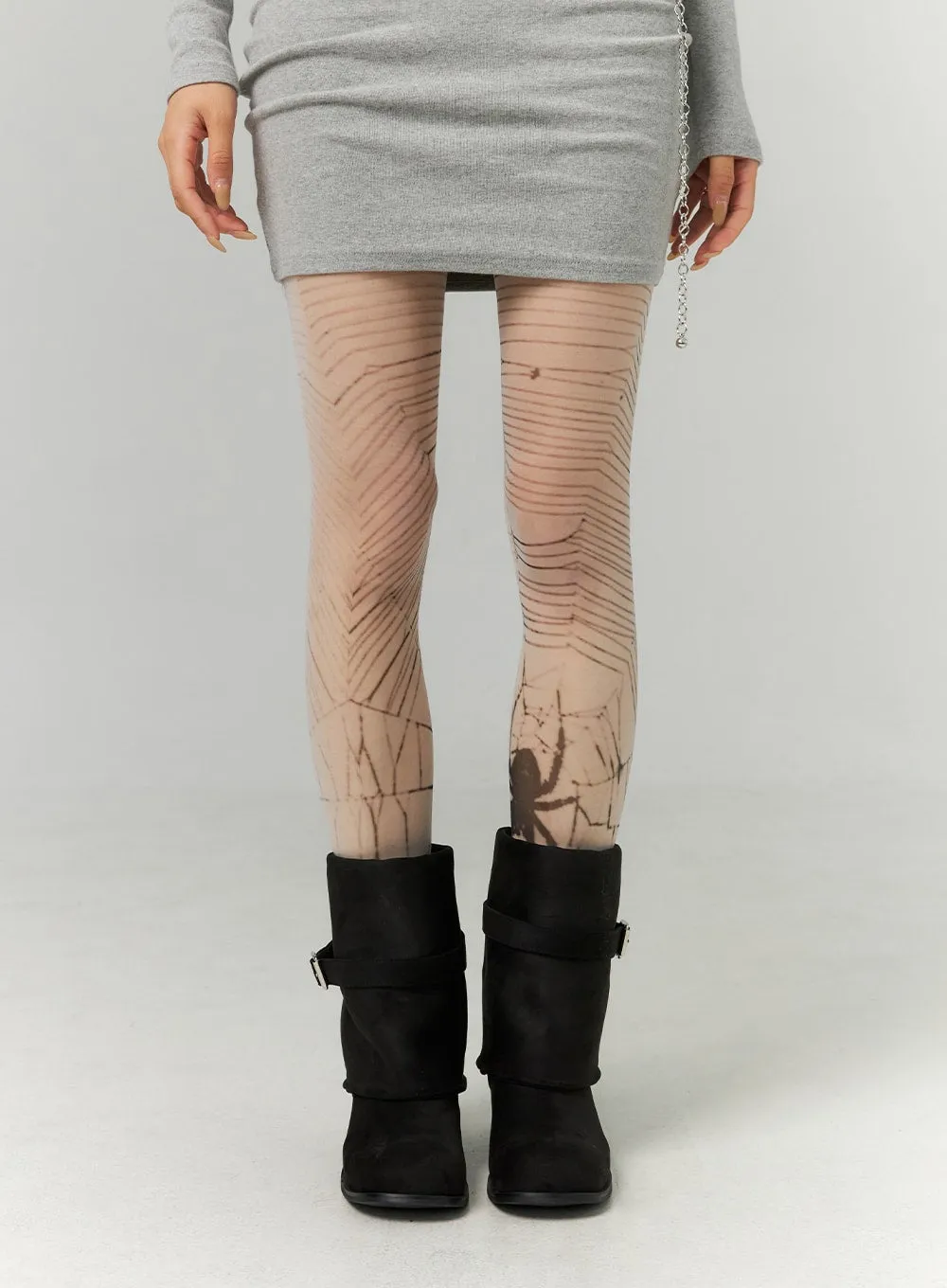 Graphic Printed Tights CN321