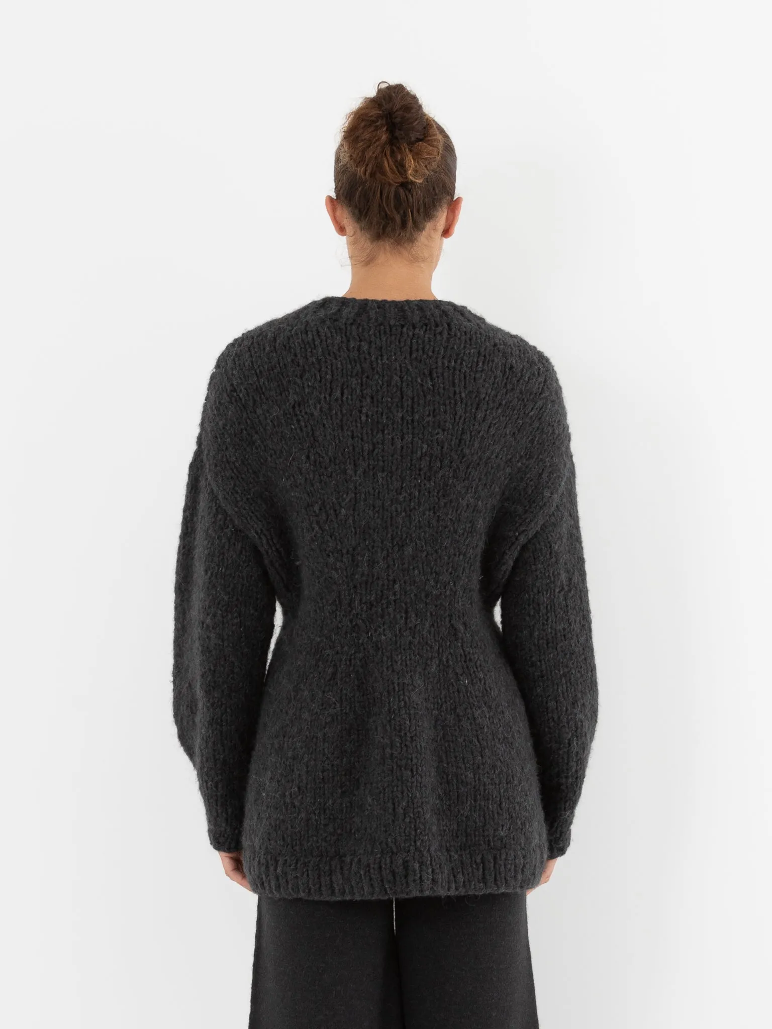 Lauren Manoogian Handknit Peplum Pullover