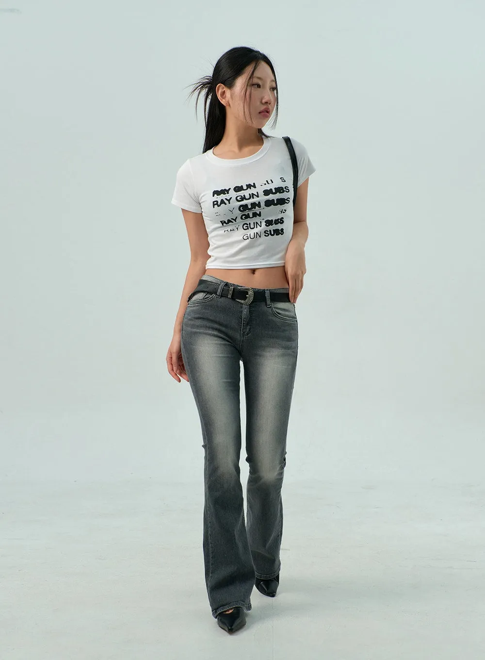 Low Rise Bootcut Jeans CY326