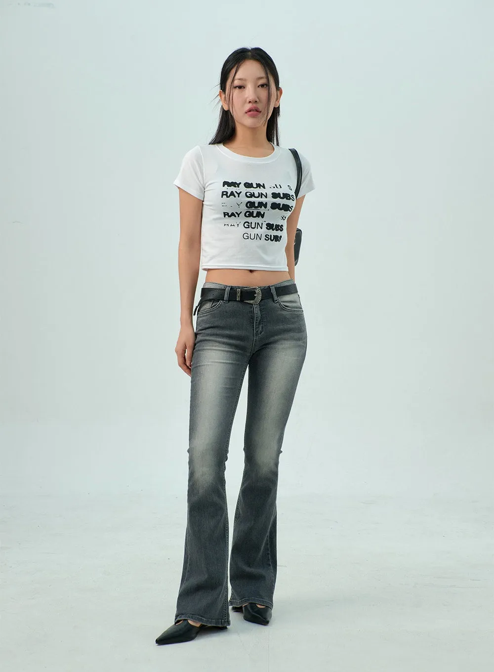 Low Rise Bootcut Jeans CY326