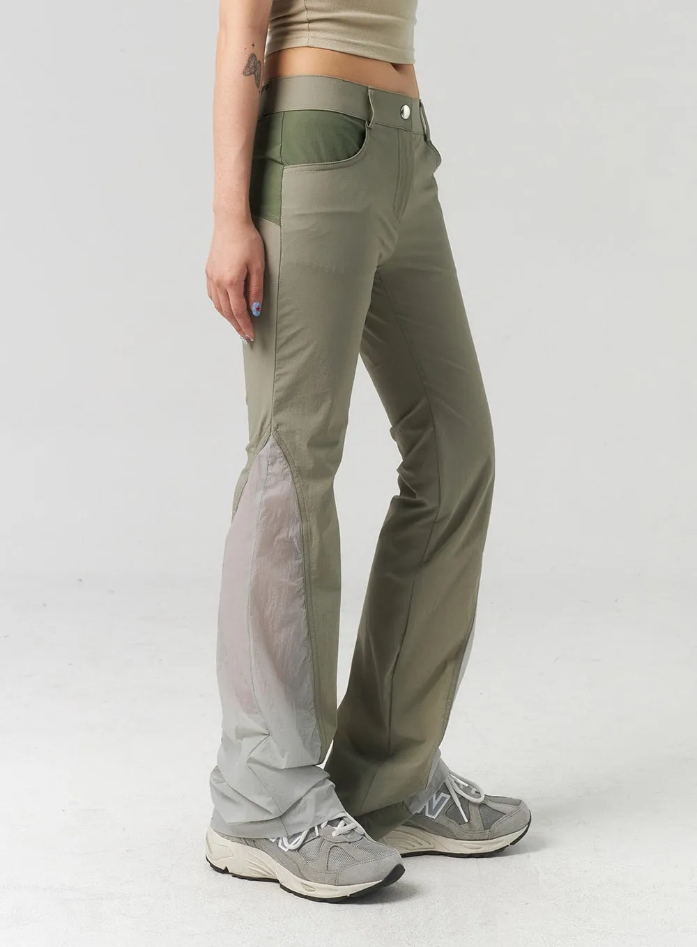 Low Rise Bootcut Pants CL317