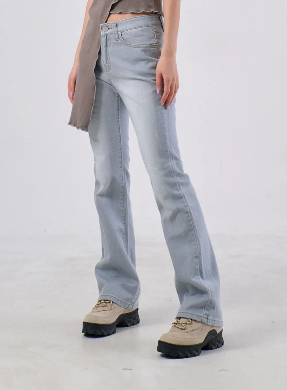 Low Rise Bootcut Pants IA305