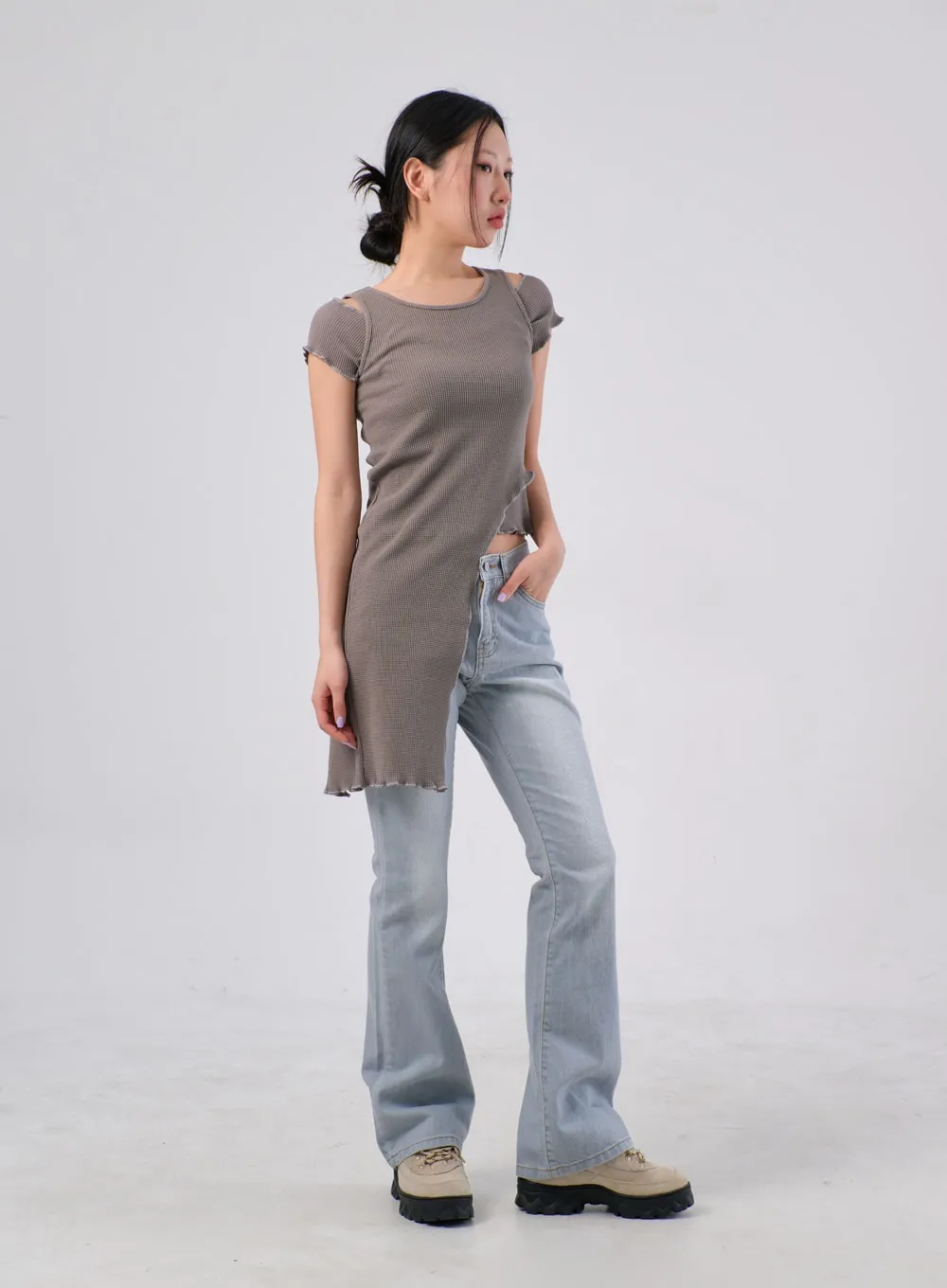 Low Rise Bootcut Pants IA305