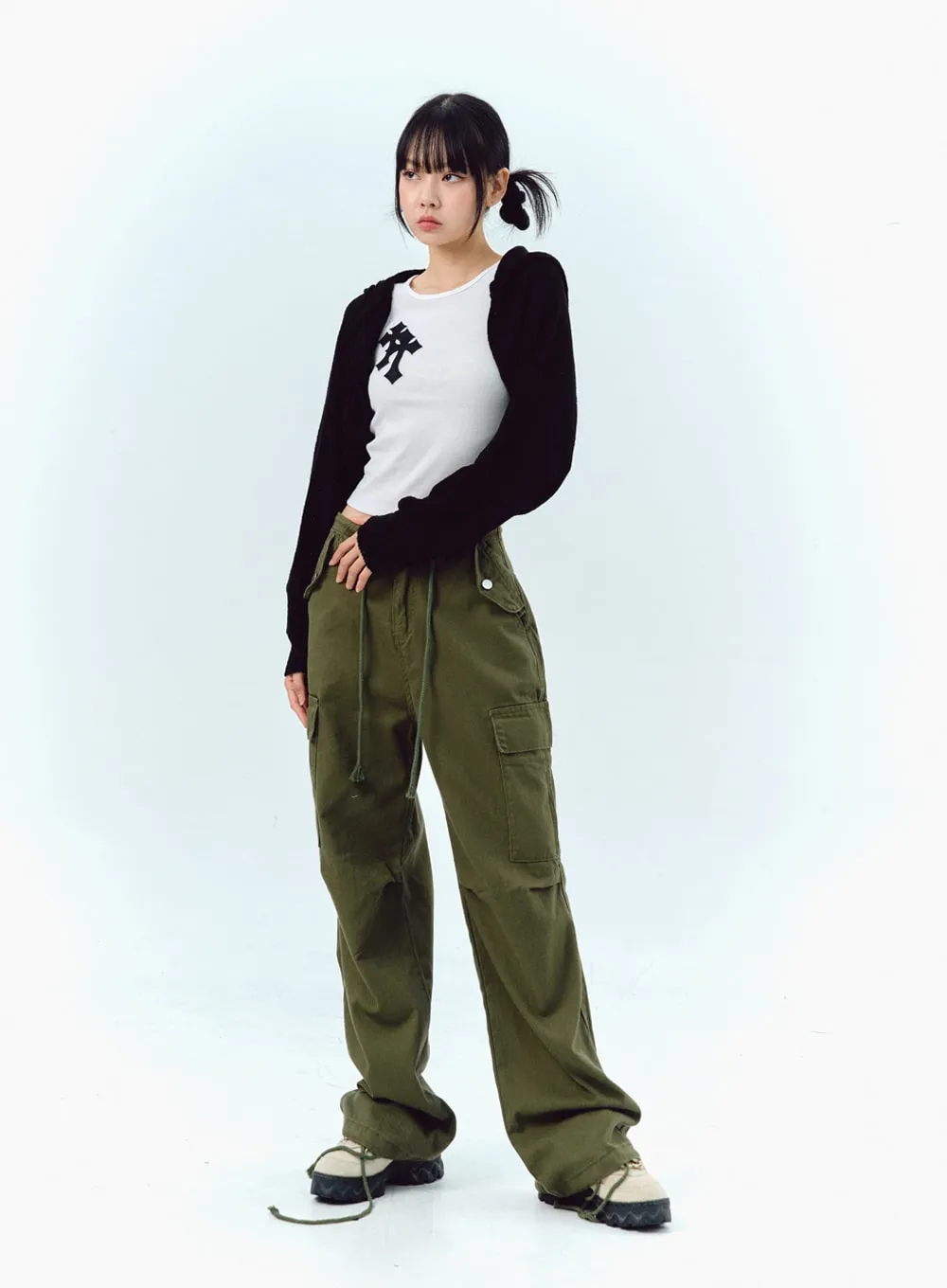 Low Rise Cargo Pants IG303