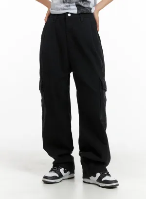 Low Rise Cotton Cargo Pants CM419