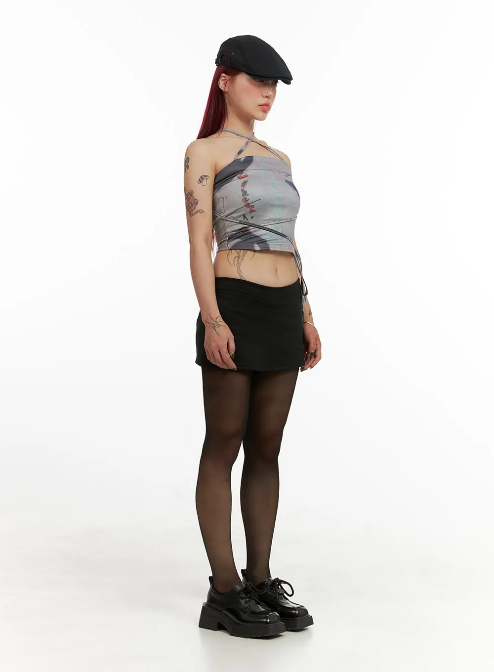 Low Rise Mini Skort CY429