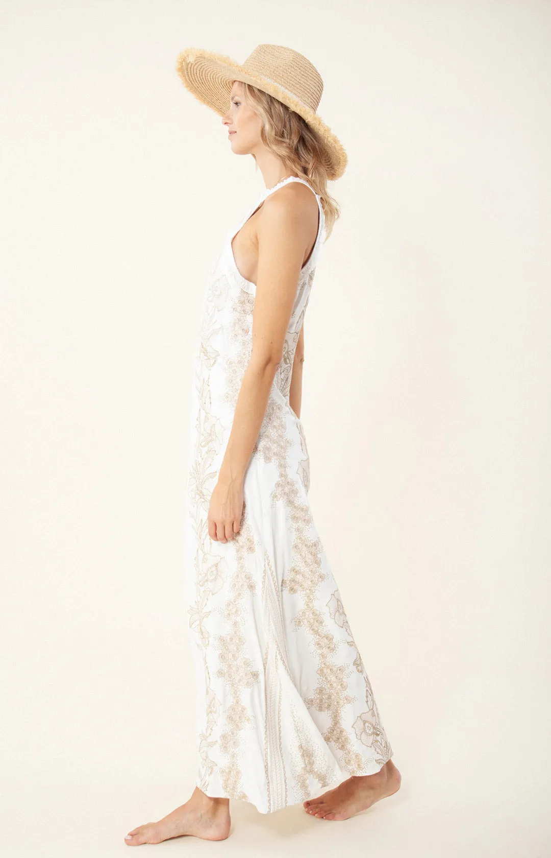 Luciana Embroidered Maxi