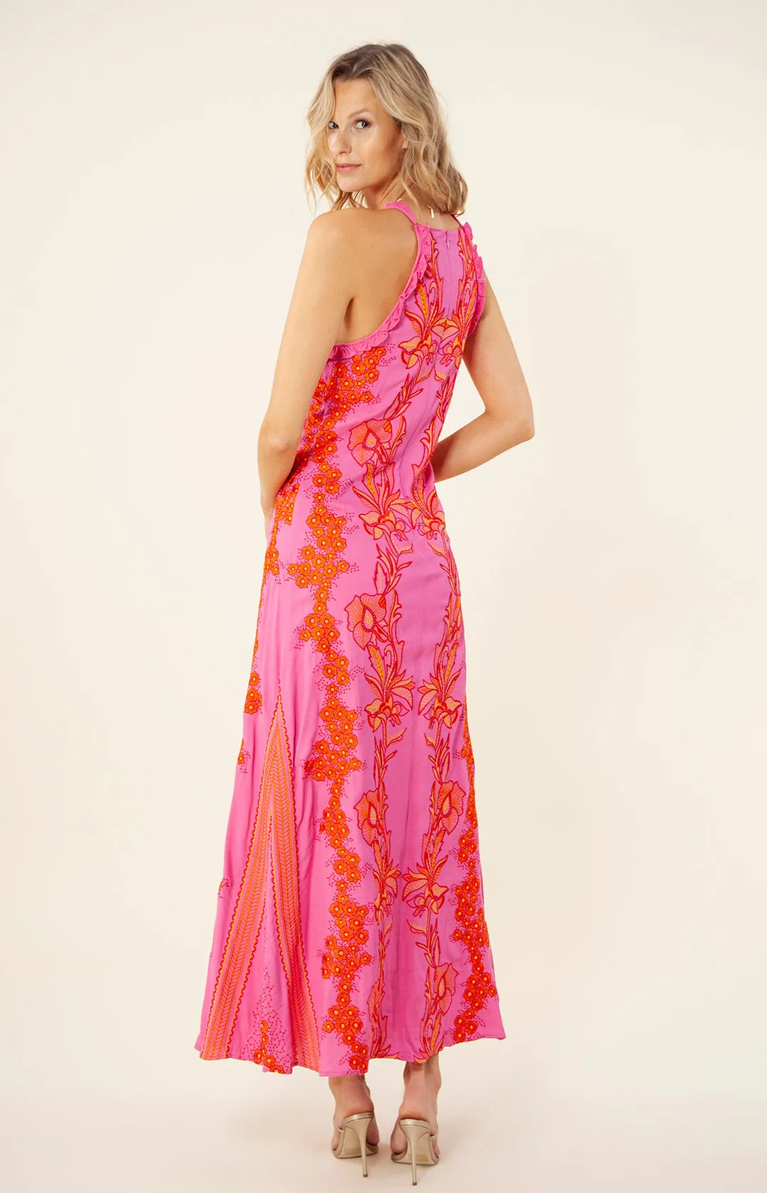 Luciana Embroidered Maxi