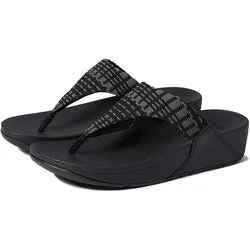 Lulu Art Denim Black Fitflop