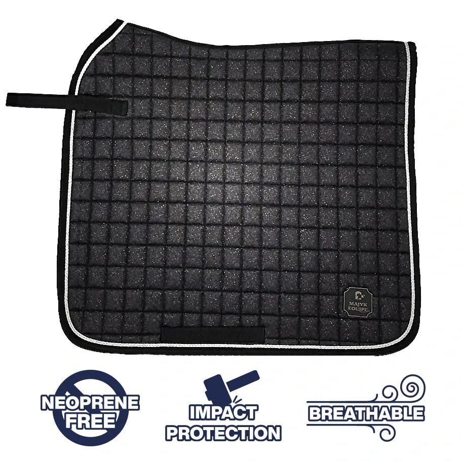 New!! Majyk Equipe Estrella Sparkle Luxury Dressage Saddle Pad