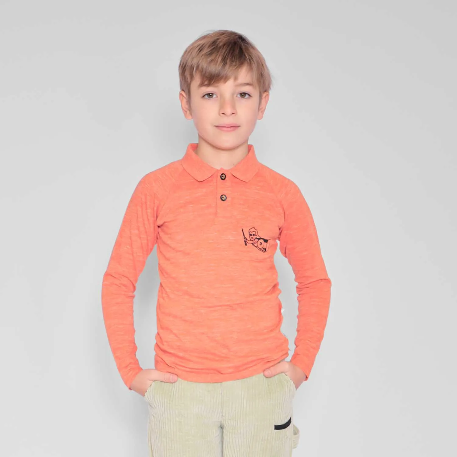 Oranje Poloshirt voor Jongens en Meisjes