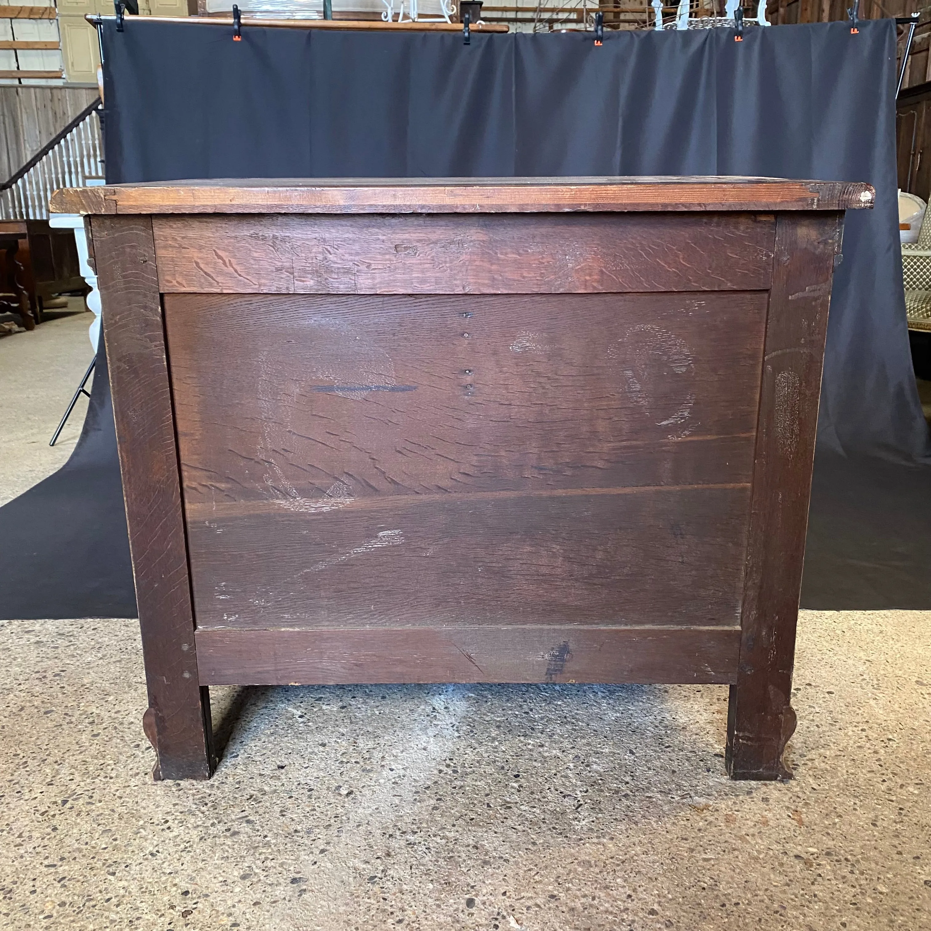 Period Dutch Rococo Walnut Commode or Chest of Drawers with Secret Drawer