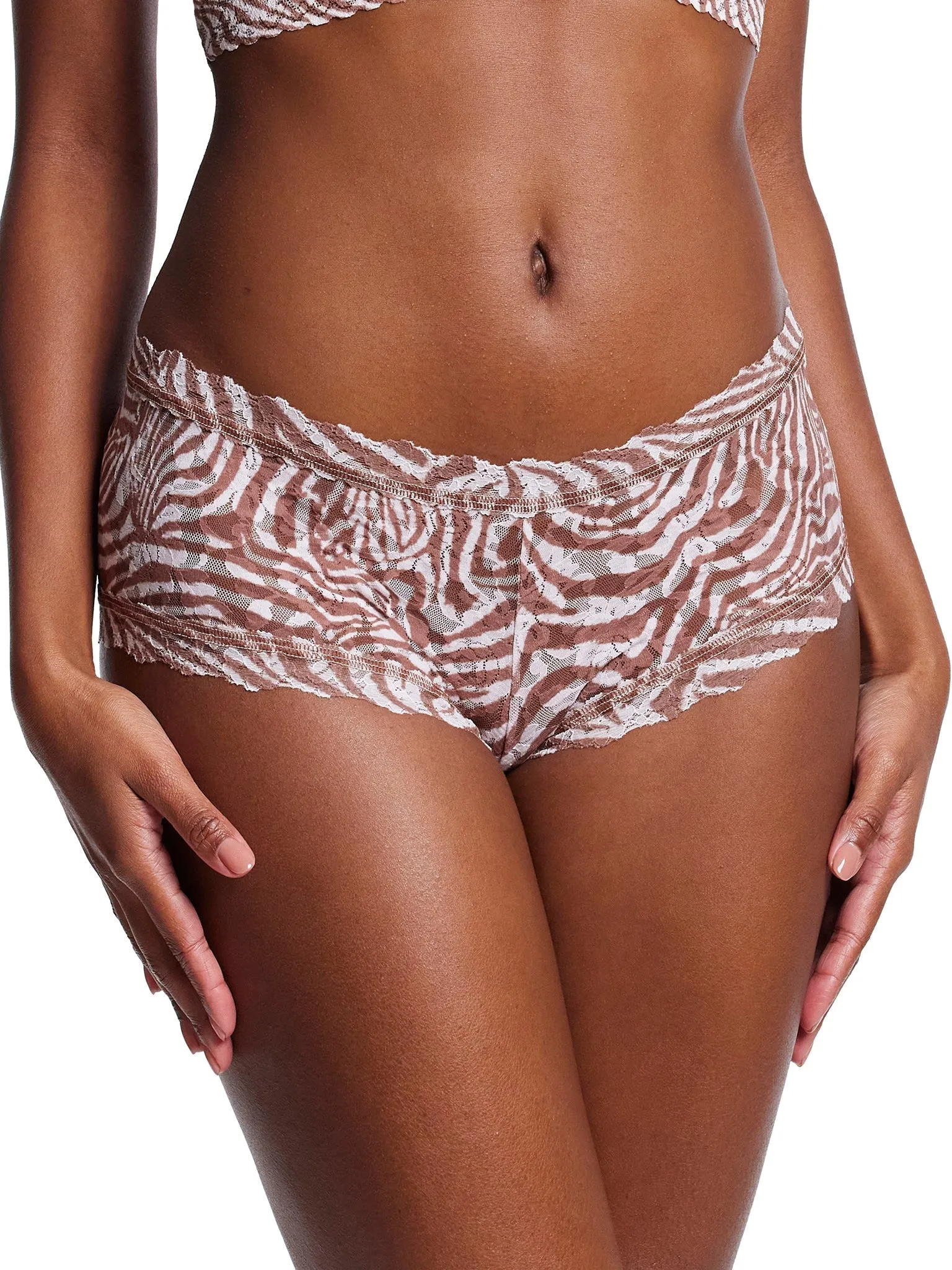 Printed Signature Lace Boyshort Hide And Seek Sale