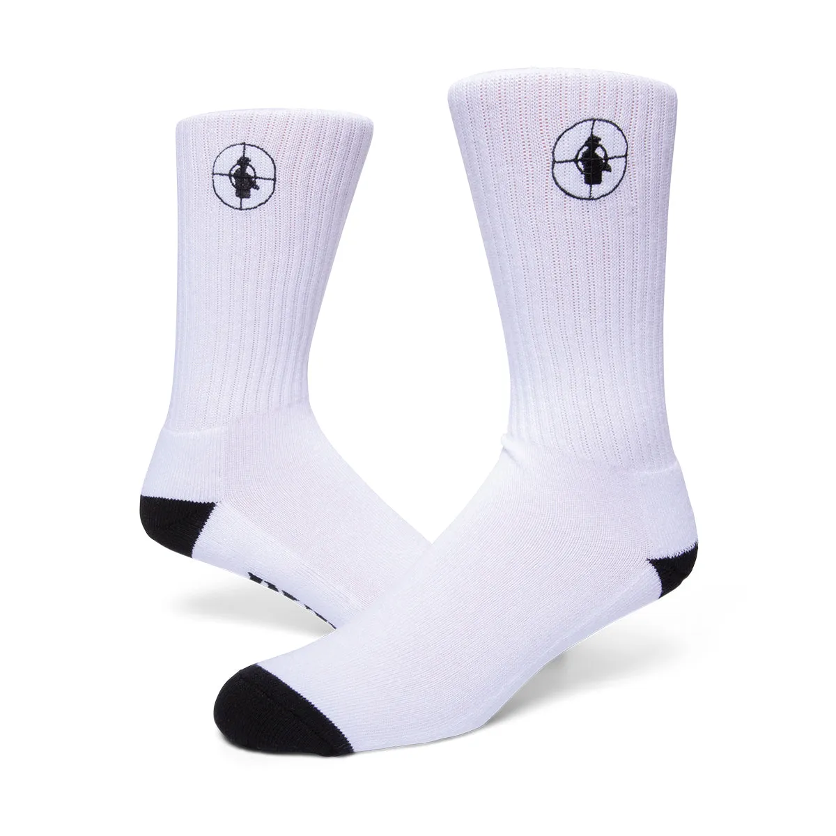 Public Enemy Sniper Logo Crew Sock