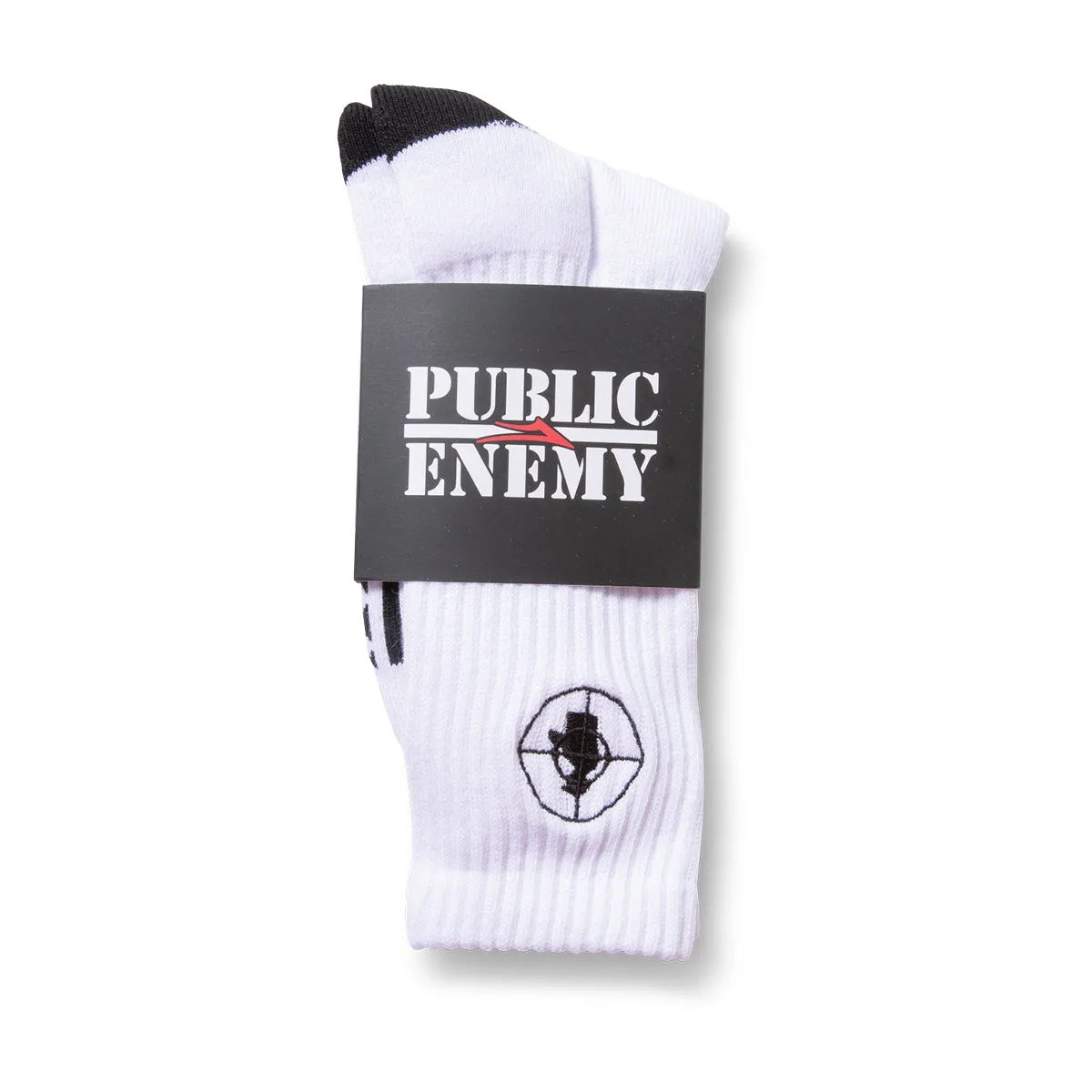 Public Enemy Sniper Logo Crew Sock