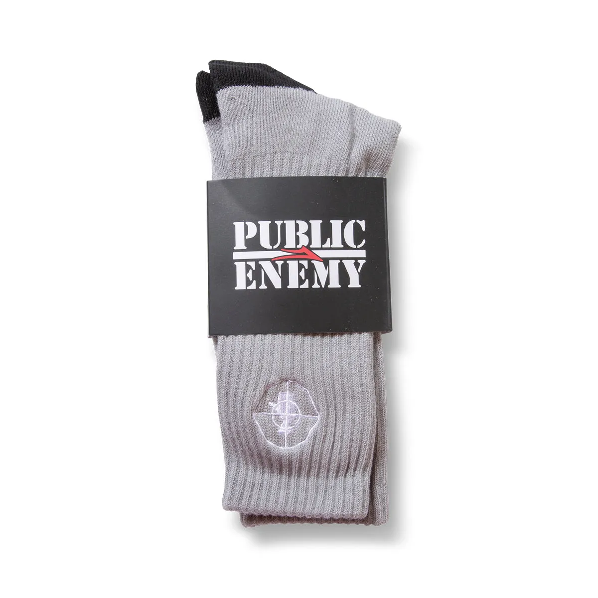 Public Enemy Sniper Logo Crew Sock