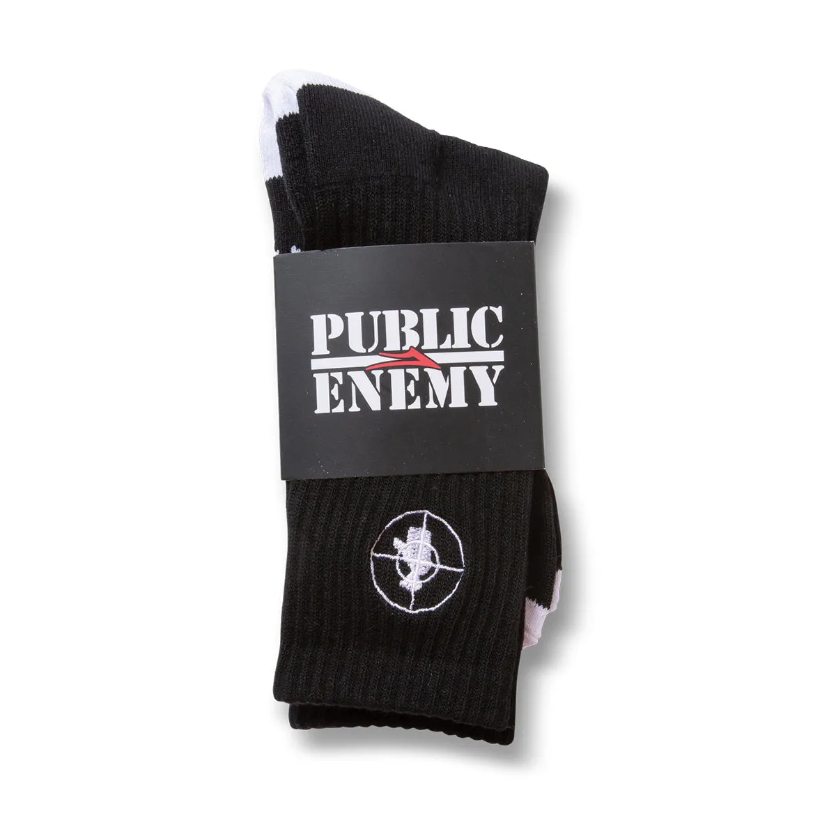 Public Enemy Sniper Logo Crew Sock