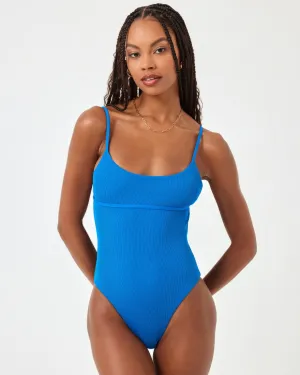 Ribbed Bree One Piece Swimsuit - Abyss