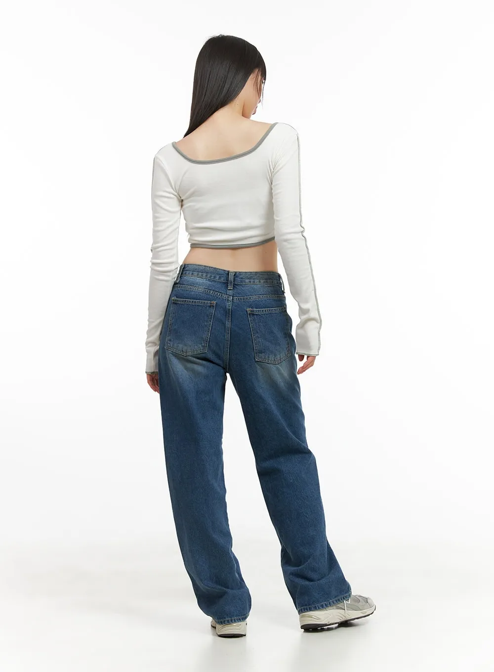 Ruby Low Rise Loose Fit Jeans CG420