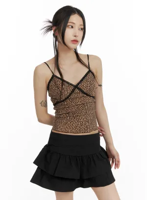 Sweetheart Leopard Print Tank Top CF429